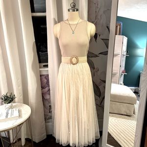 Pearl & Lace Tulle Skirt